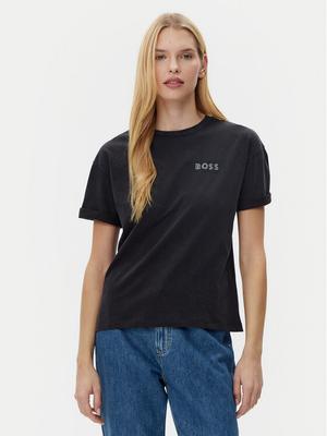 BOSS T-Shirt C_Evi_10 50535106 Czarny Relaxed Fit