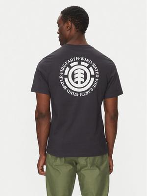 Element T-Shirt ELYZT00490 Czarny Regular Fit