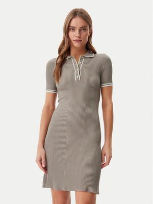 Guess Sukienka dzianinowa W5GK84 Z3L10 Beżowy Regular Fit