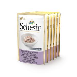 Schesir Adult 6 x 85 g Tuńczyk z szynką