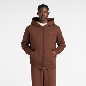 Bluza męska New Balance MJ53506ABJ – brązowa