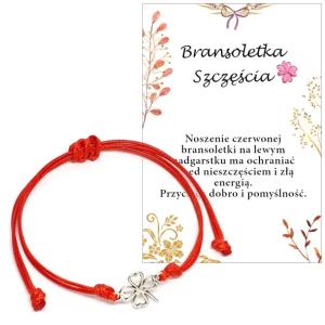 BRANSOLETKA SZCZĘŚCIA KABAŁA KONICZYNA dzień kobiet AMULET zakończenie roku