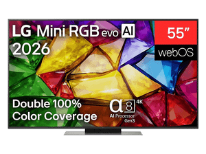 Telewizor Mini RGB evo LG 55MRGB87B6B 55" 4K 144Hz Dolby Vision FreeSync Grafitowy