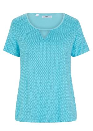 Shirt z gumką, krótki rękaw