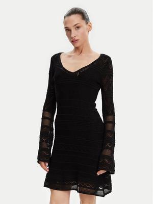 Guess Sukienka dzianinowa W5GK48 Z3E22 Czarny Slim Fit