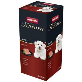 animonda Vom Feinsten mokra karma dla psa, Adult 6x150g Jelenina