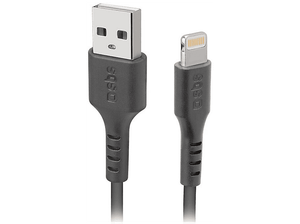 Kabel SBS USB 2.0 - Lightning 1m Czarny do transmisji danych i ładowania