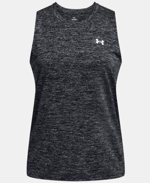 UNDER ARMOUR koszulka treningowa top Tech Tank Twist czarna (L)
