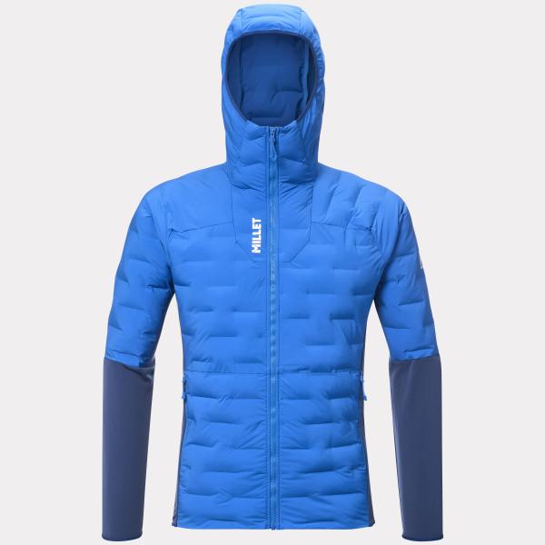 MILLET kurtka trekkingowa męska M WHITE HYBRID HOODIE M niebieska (L)