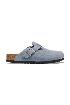 Birkenstock klapki mules zamszowe Boston Suede Leather