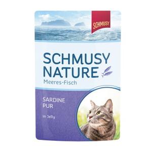 Schmusy Nature Sea Fresh mokra karma dla kota Adult w galaretce Czysta sardynka 96x100 g