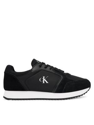 Calvin Klein Jeans Sneakersy Runner Laceup Sock Mg Nylon Mix YW0YW01644 Czarny