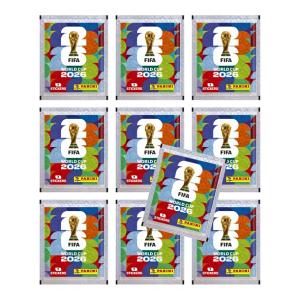 10 Saszetek Naklejki FIFA World Cup 2026 Panini Mistrzostwa 70 Naklejek