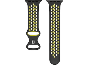 Pasek BELINE New Sport Silicone do Apple Watch 42/44/45/49mm Czarno-żółty