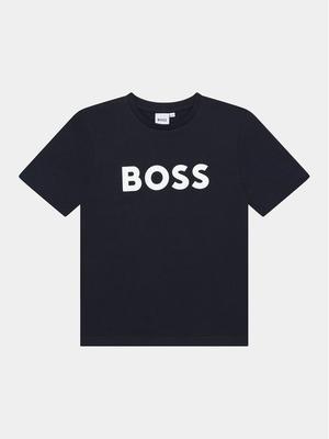 Boss T-Shirt J25P24 D Granatowy Regular Fit