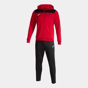 JOMA PHOENIX II dres męski sportowy bluza z kaputrem i spodnie 103121.601 czerwony (S)
