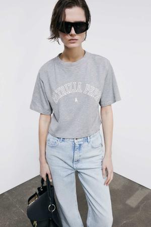 T-shirt crooped z logo