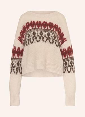 Mrs & Hugs Sweter Z Dodatkiem Alpaki weiss