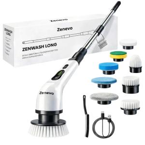 Szczotka Elektryczna Obrotowa Bezprzewodowa do Czyszczenia Mop 10w1 Zenevo
