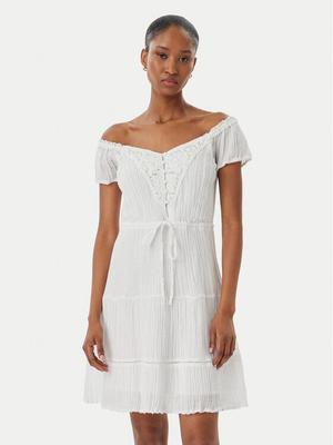 Guess Sukienka letnia W5GK0A WE340 Biały Regular Fit