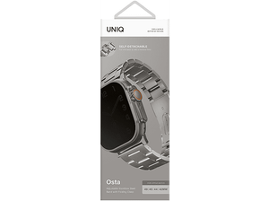 Pasek UNIQ Osta do Apple Watch 42/44/44/49mm Srebrny UNIQ-49MM-OSTASIL
