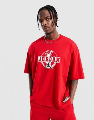 Jordan T-Shirt M J Globe Gfx Ovsz Ss Crew
