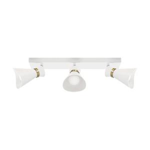 Oprawa ścienno-sufitowa LORETA SPT E14 3L white/golden strühm