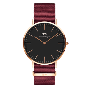 Daniel Wellington DW Watch Classic Roselyn Black Rose Gold 36mm