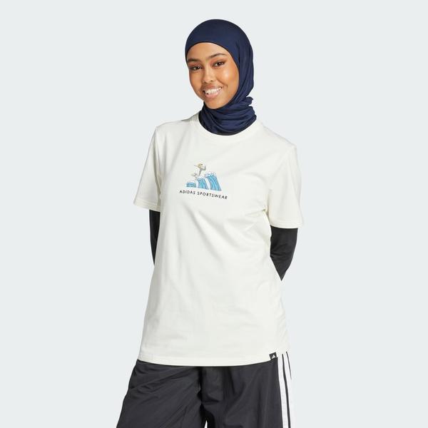 Codes Doodle Surf Graphic T-Shirt