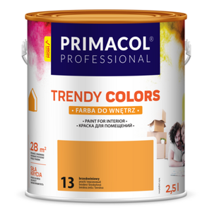 Farba Trendy Colors brzoskwiniowa (13) 2,5 l PRIMACOL PROFESSIONAL