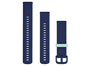 Pasek do zegarka GARMIN Silikonowy z mechanizmem szybkiego odłączania 20 mm Granatowy 010-12932-32