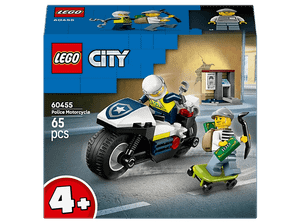 Klocki LEGO City Pościg na motocyklu policyjnym 60455 Wielokolorowy