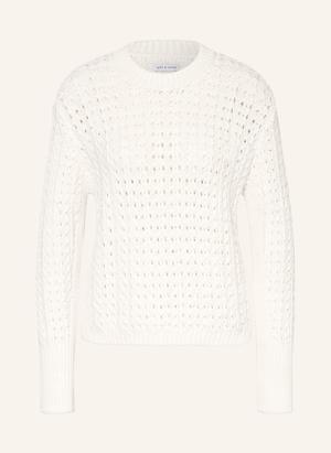 Mrs & Hugs Sweter weiss