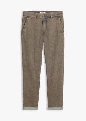 Lekkie jeansy relaxed fit ze stretchem, elastycznym pasem i prostą nogawką