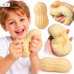 DUŻY GNIOTEK ORZECH CRUNCHY ORZESZEK ANTYSTRESOWY DO ŚCISKANIA SQUISHY