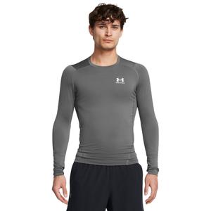 UNDER ARMOUR koszulka męska z długim rękawem szybkoschnąca szara (L)