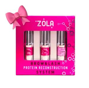ZOLA zestaw do laminowania brwi rzęs Zola Protein Reconstruction System
