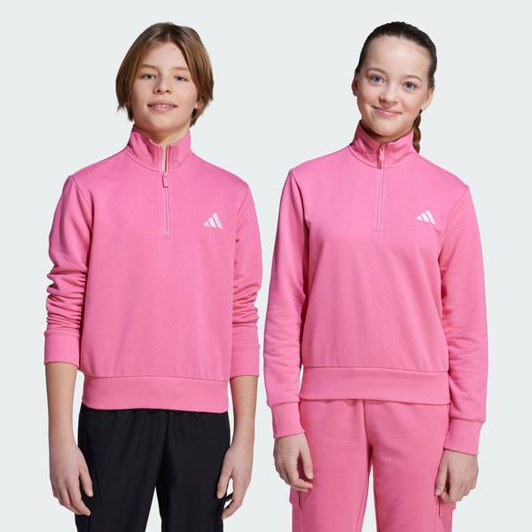 Dziecięca bluza Essentials z suwakiem do połowy długości