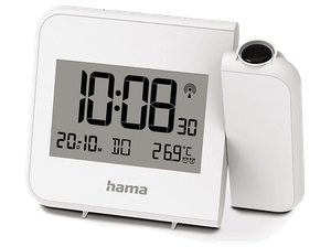 Budzik z projektorem HAMA Hvar 222206 Biały