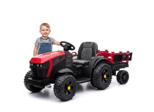 Duży Traktor na akumulator z Przyczepką Pilot dla dzieci 12V 7Ah