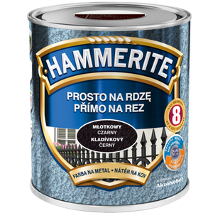 Farba Prosto Na Rdzę Czarny Młotkowy 2,5 l Hammerite