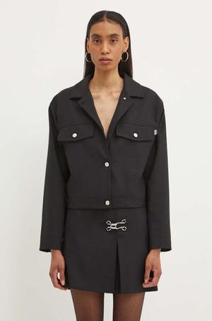 Moschino Jeans kurtka z domieszką wełny