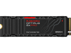 Dysk SSD SANDISK Optimus GX PRO 850X 1TB NVMe z radiatorem Czarny