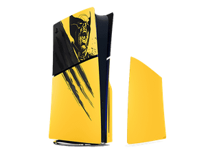 Osłony konsoli PLAYSTATION PlayStation 5 – Marvel’s Wolverine Edycja limitowana Battle Yellow Żółto-czarny