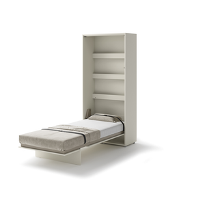Półkotapczan pionowy BC-03 Bed Concept 90x200 cm 90x200 cm | Kaszmir | składany | funkcjonalny | oszczędność przestrzeni