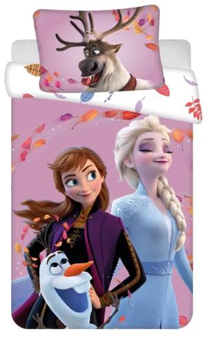 Pościel do łóżeczka 100x135 Elza Anna Olaf FROZEN 2 Kraina Lodu II