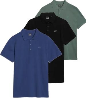 Komplet koszulek polo 4F polówka męska 3-pak PTSM366/555 20S+41S+031S XL