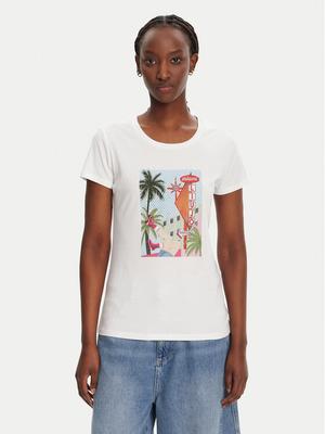 Liu Jo T-Shirt WA5239 JS923 M9565 Biały Regular Fit