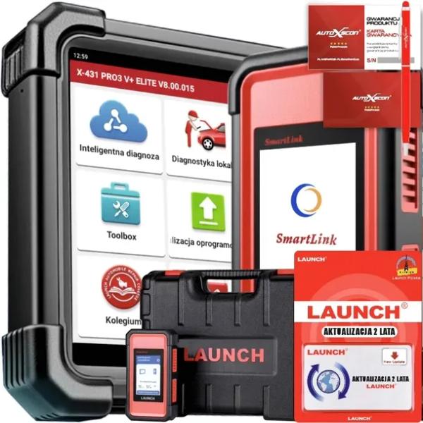 LAUNCH X431 PRO3 V+ ELITE DealerPolski J2534 PassThrue DoIP