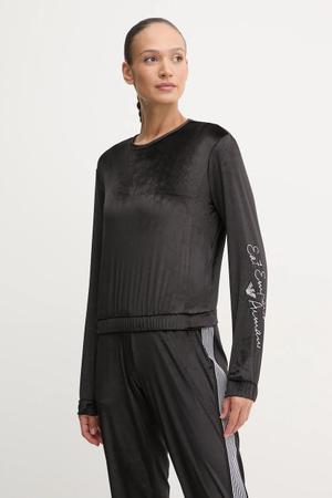 EA7 Emporio Armani bluza welurowa